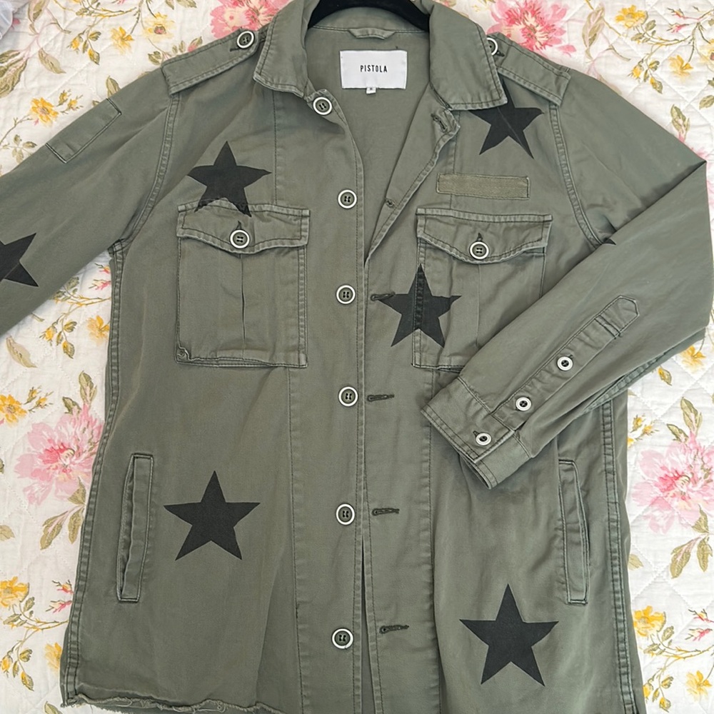 Pistols Army Green Jacket